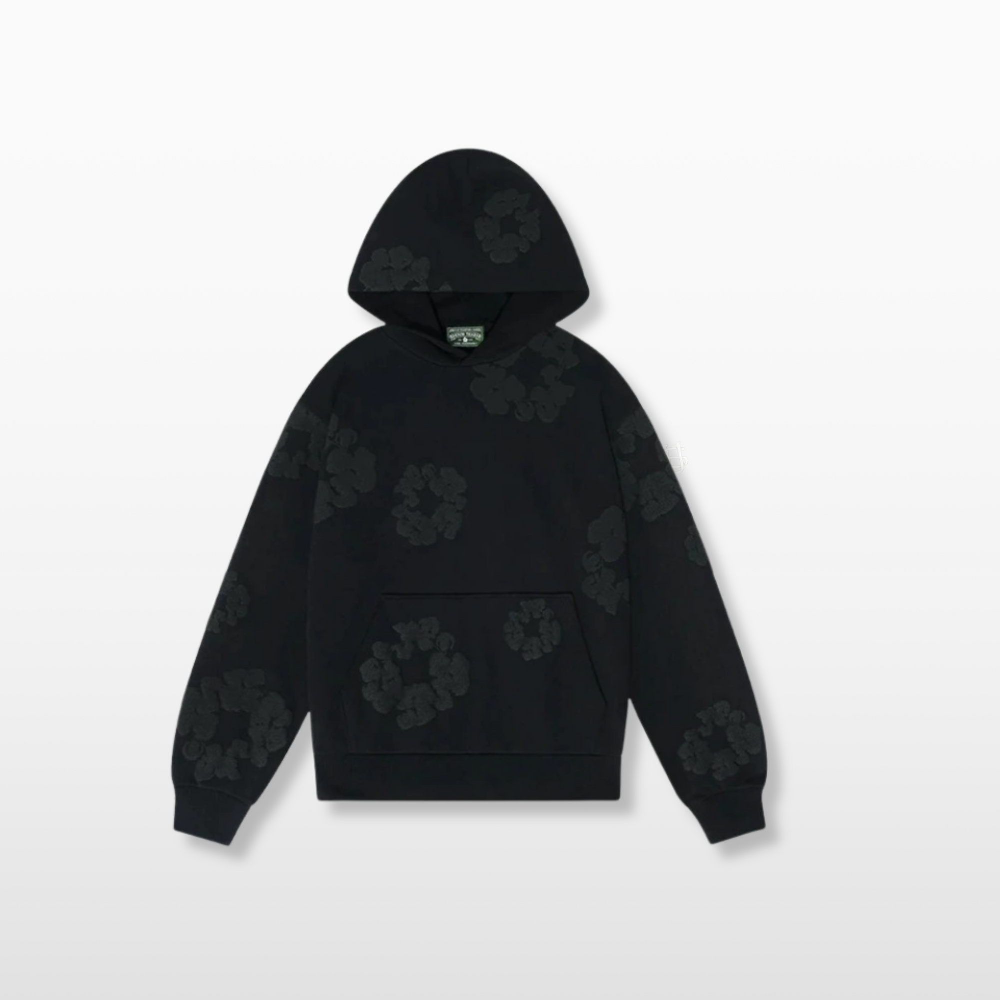 FLOWER SET (BLACK) - SWEATSHIRT